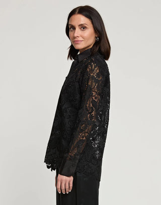 Hinson Wu Women's Shirts & Tops Hinson Wu Margot Long Sleeve Lace Shirt Jacket