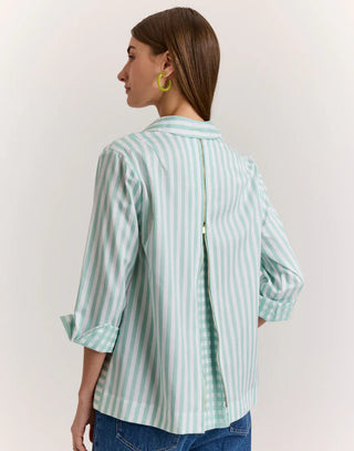 Hinson Wu Xena Gingham 3/4 Sleeve Top
