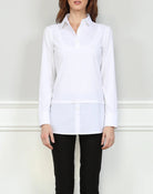 Hinson Wu Women's Shirts & Tops White / XS Hinson Wu Ava Long Sleeve Layering Shirt