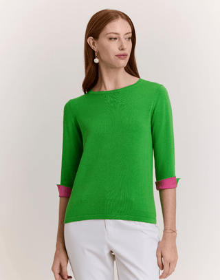 Hinson Wu Tyler 3/4 Sleeve Sweater