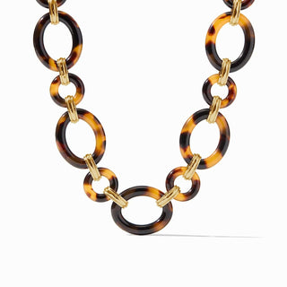 Julie Vos Necklaces Julie Vos Madison Link Necklace Tortoiseshell