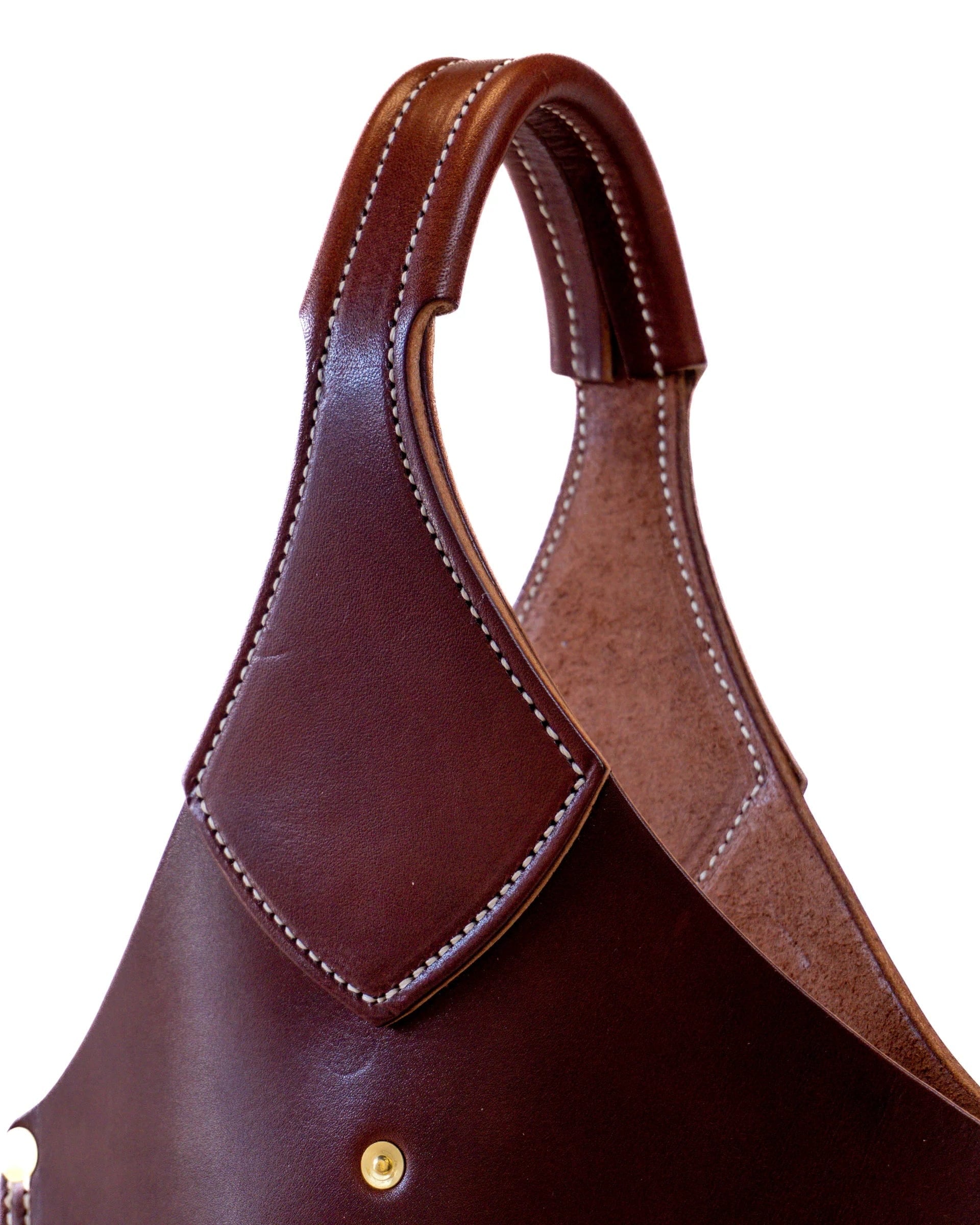 Kingfisher Cocktail Items Harness Brown Kingfisher Double Leather Wine Tote