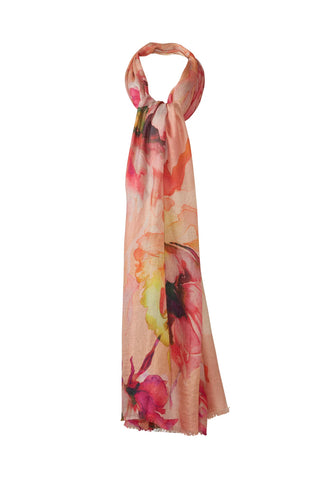 Kinross Highland Blooms Print Scarf