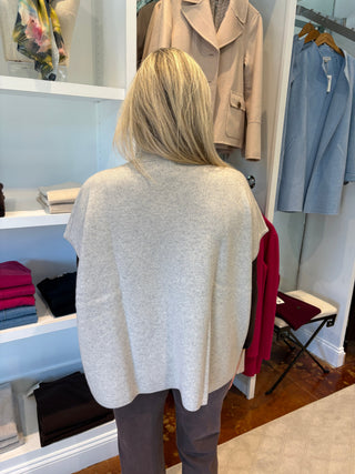 Kinross S/L Button Mock Cardigan Kinross