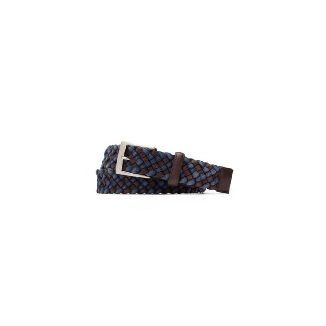 Kleinberg 3/8 Leather Cloth Braid Belt