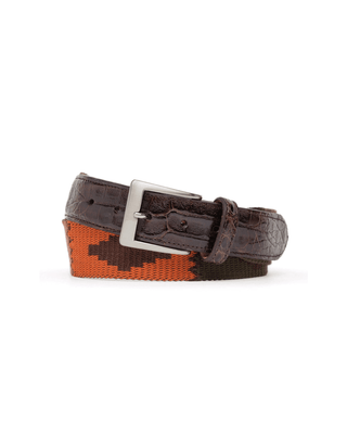 PMD-54 Brown Crocodile Belt