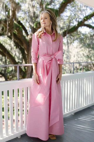 LulaKate Women's Dresses Carnation Shantung / S LulaKate Candice Dress