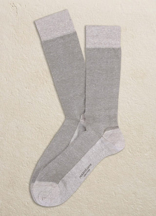 Marcoliani Men's Socks Beige / One Size Marcoliani Beige Pique Socks - 4450T