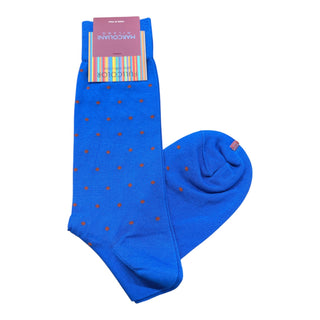 Marcoliani Milano Polka Dot Cotton Socks Mid Calf