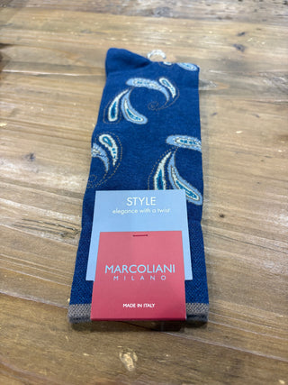 Marcoliani Pima Cotton Paisley Socks
