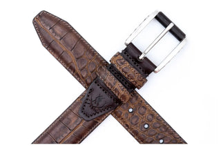 Martin Dingman Holden Belt - Aged Bark
