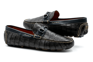 Martin Dingman -Monte Carlo Alligator Grain Horse Bit Loafers