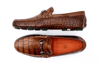 Martin Dingman Monte Carlo Alligator Grain Loafer
