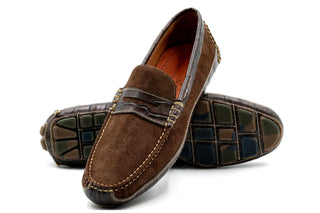 Martin Dingman Monte Carlo Penny Loafer - Briar Brown