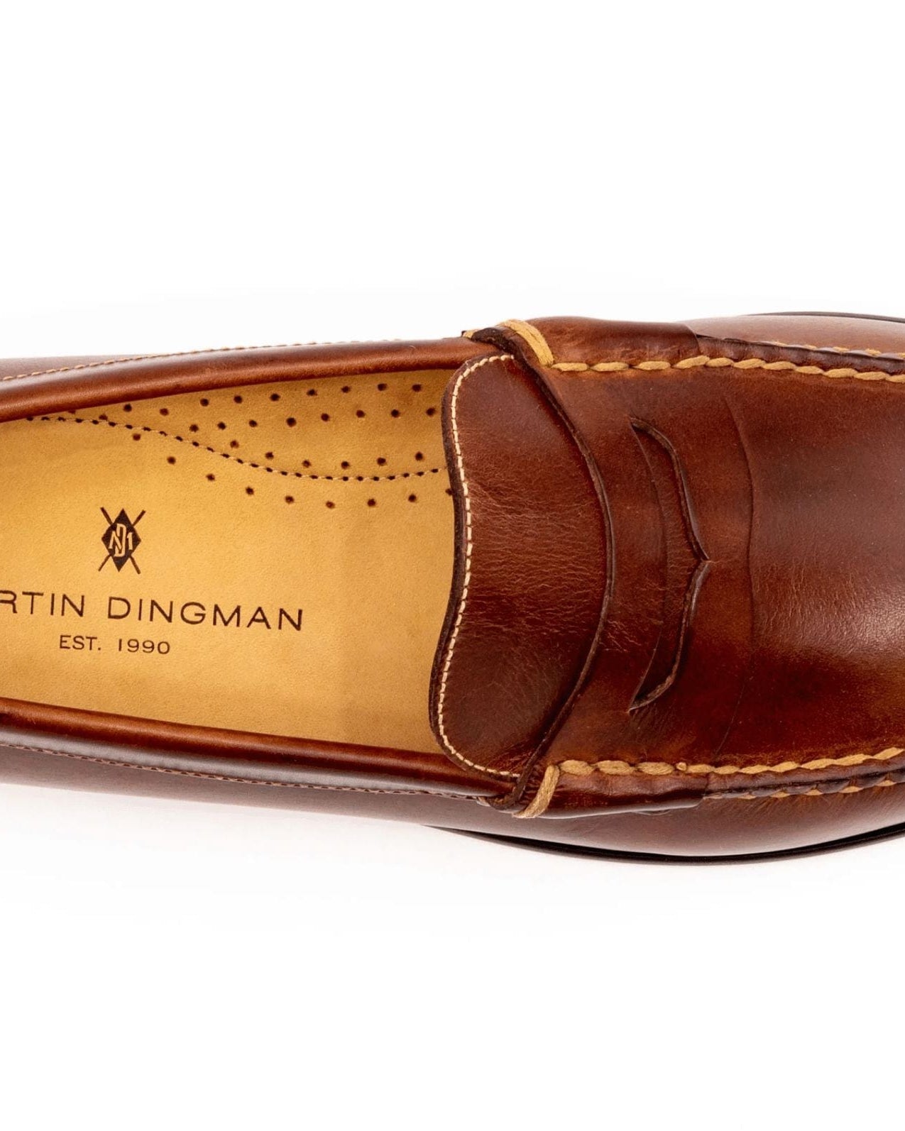 Martin Dingman Men's Shoes Martin Dingman Old Row Penny - Cigar