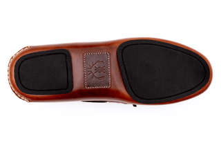 Martin Dingman Old Row Saddle Leather Slippers