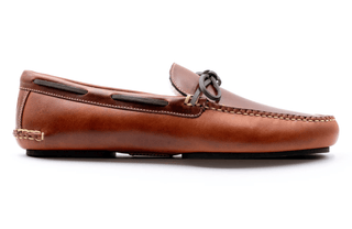 Martin Dingman Old Row Saddle Leather Slippers