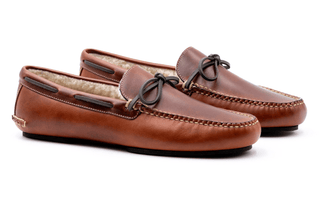 Martin Dingman Old Row Saddle Leather Slippers