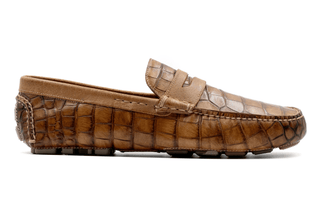 Monte Carlo Alligator Grain Loafer - Honey