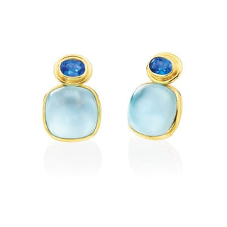 Mazza Earrings Mazza Blue Topaz with Kyanite Earrings