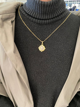 Mazza Pendants Mazza Ancient Coin Pendant w/ Clasp