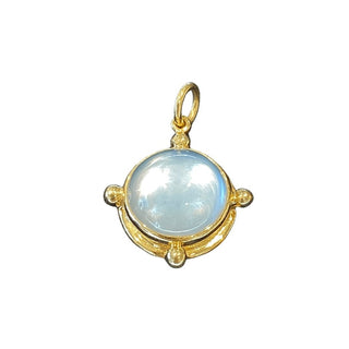 Mazza Pendants Mazza Blue Topaz Charm