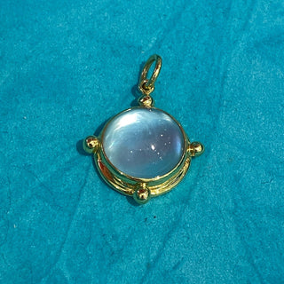 Mazza Pendants Mazza Blue Topaz Charm