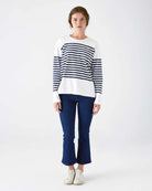 Mersea Women's Shirts & Tops Striped Navy / Small Boater Longsleeve Shirt