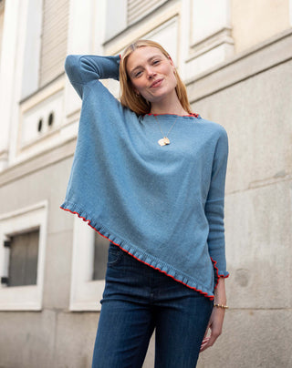 Mersea Catalia Cotton Ruffle Sweater Mersea