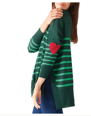 Mersea Women's Sweaters Alpine/Clover Stripe / O/S Mersea Amour Sweater