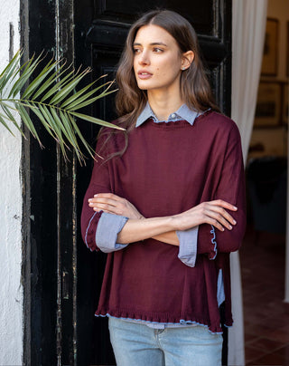 Mersea Catalia Cotton Ruffle Sweater Mersea