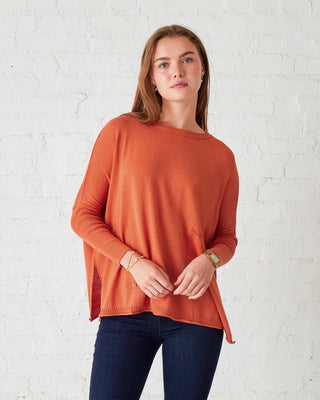 Mersea Women's Sweaters Burnt Orange Mersea Catalina Crewneck Sweater