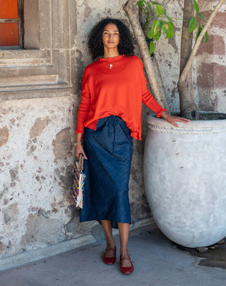 Mersea Catalina Ruffle Sweater