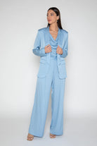 Nouvelle Silk Women's Jackets Aero Blue / Small Nouvelle Silk LA Blazer
