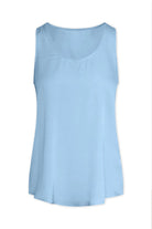 Nouvelle Silk Women's Shirts & Tops Aero Blue / Small Nouvelle Silk Tivoli Tank
