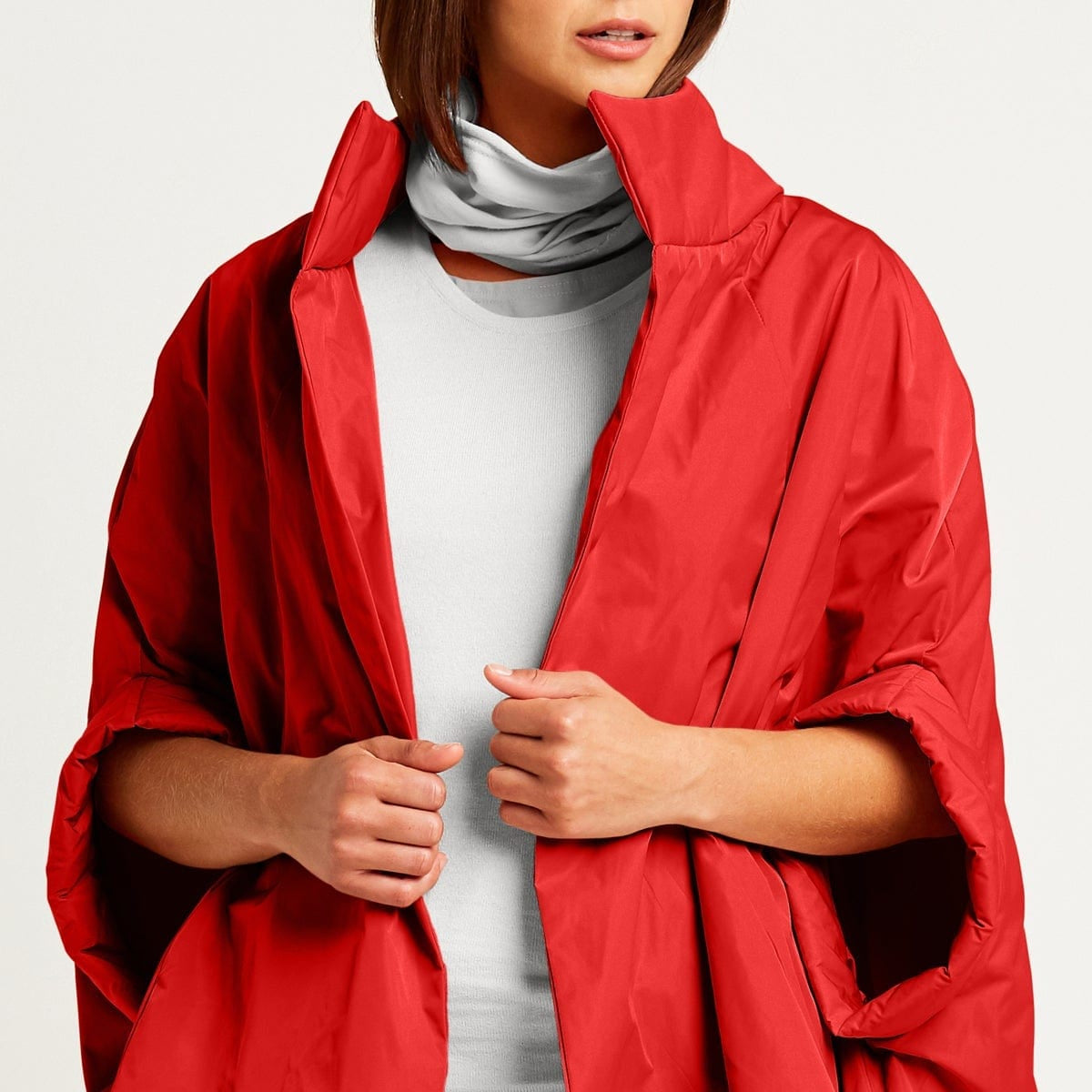 Planet by Lauren G Women's Poncho/Topper O/S / Cherry Planet by Lauren G Chic Cape