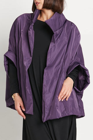 Planet by Lauren G Women's Poncho/Topper Plum / One Size Planet by Lauren G Chic Cape