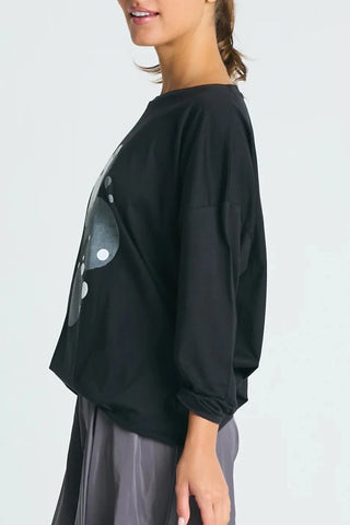 Planet Pima Cotton "Planets" Luxury Boxy Tee