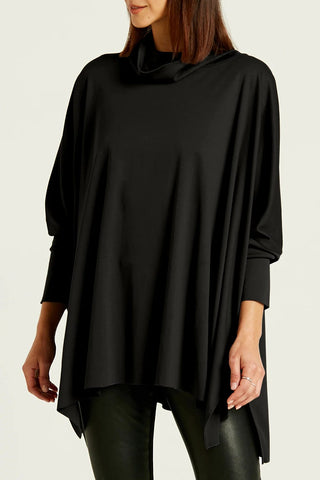 PLANET by Lauren G Women's Shirts & Tops One Size / Black Planet Swing Turtle Tee