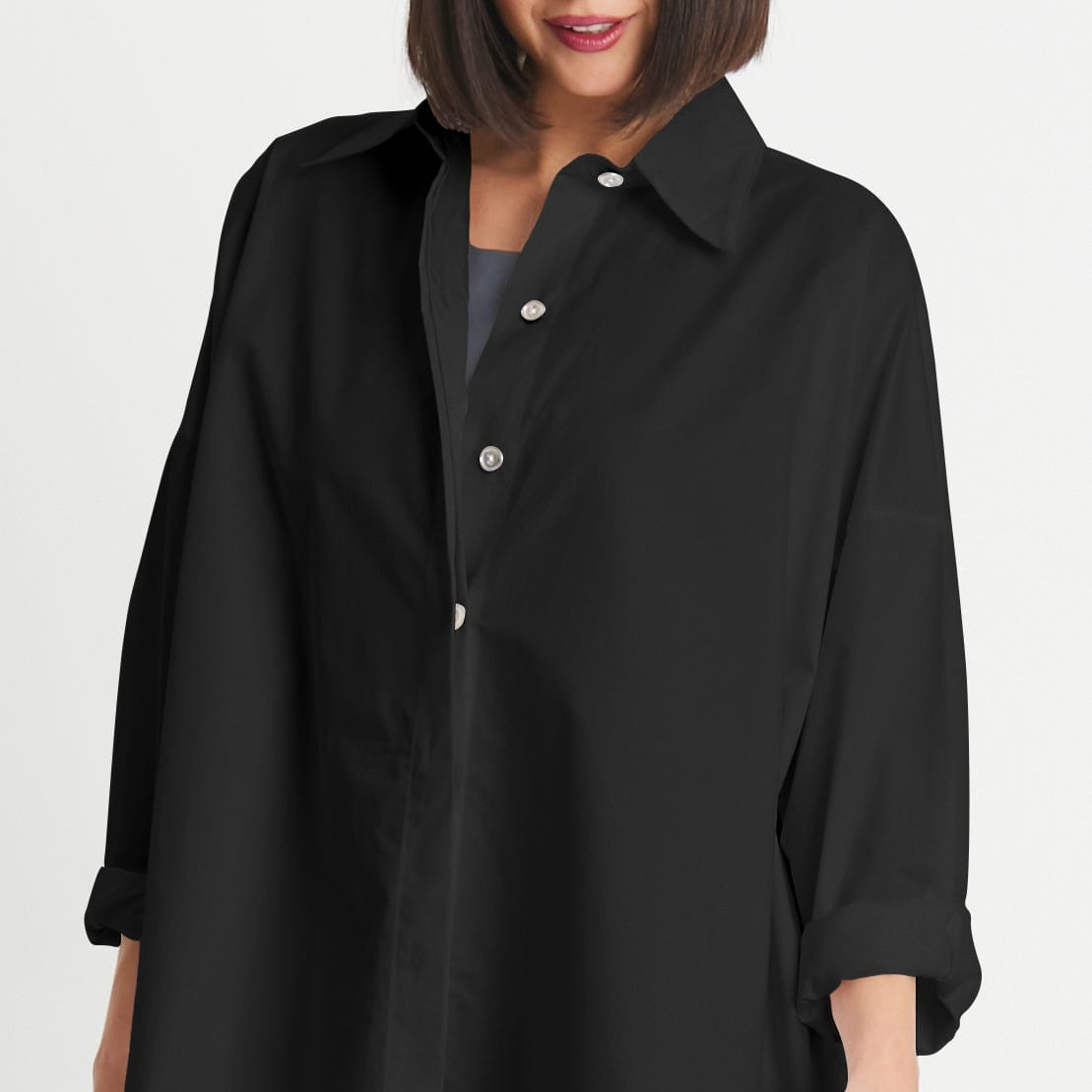 PLANET by Lauren G Women's Shirts & Tops Black / One Size E-Z Shirt