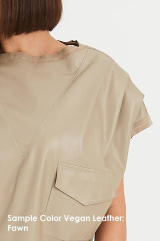 Planet Vegan Leather Mini Cargo Vest