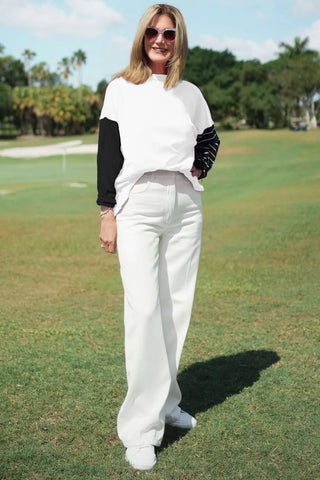 Planet Pima Cotton Mixed Up Boxy T