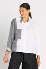 White/Bold Stripe