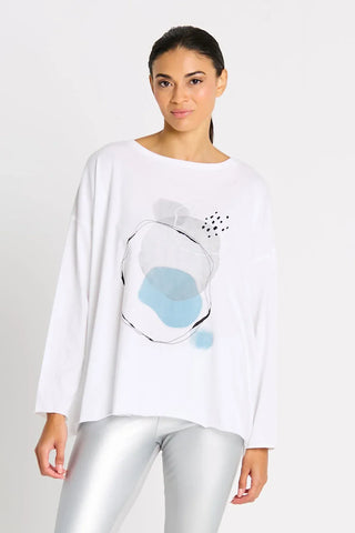 Planet Pima Cotton "Bubbles" Luxury Boxy Tee