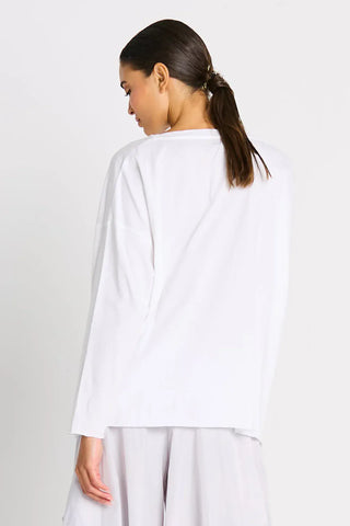 Planet Pima Cotton "Tranquility" Luxury Boxy Tee