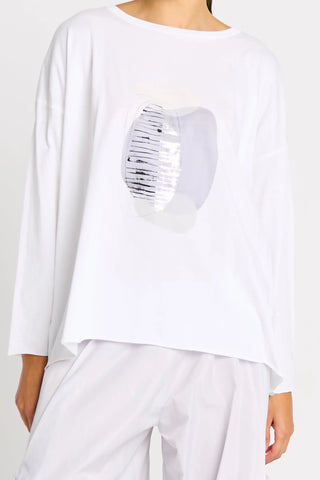 Planet Pima Cotton "Tranquility" Luxury Boxy Tee