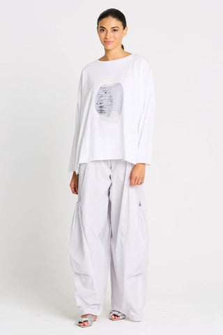 Planet Pima Cotton "Tranquility" Luxury Boxy Tee