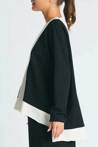 Planet French Terry Color Block Sweatshirt