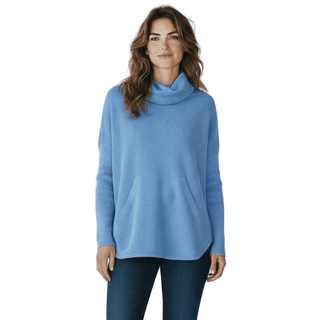 Planet Pima Cotton Waffle Cowl Sweater
