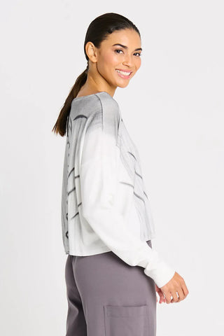 Planet Pima Cotton Hieroglyphics Sweater